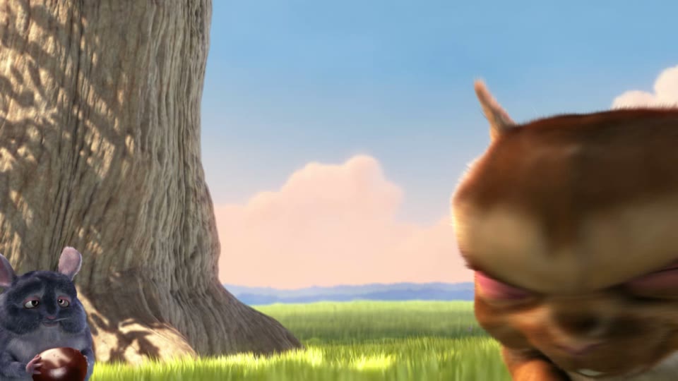 The original scene: the rodents with the butterfly